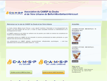 Tablet Screenshot of camsp.fr